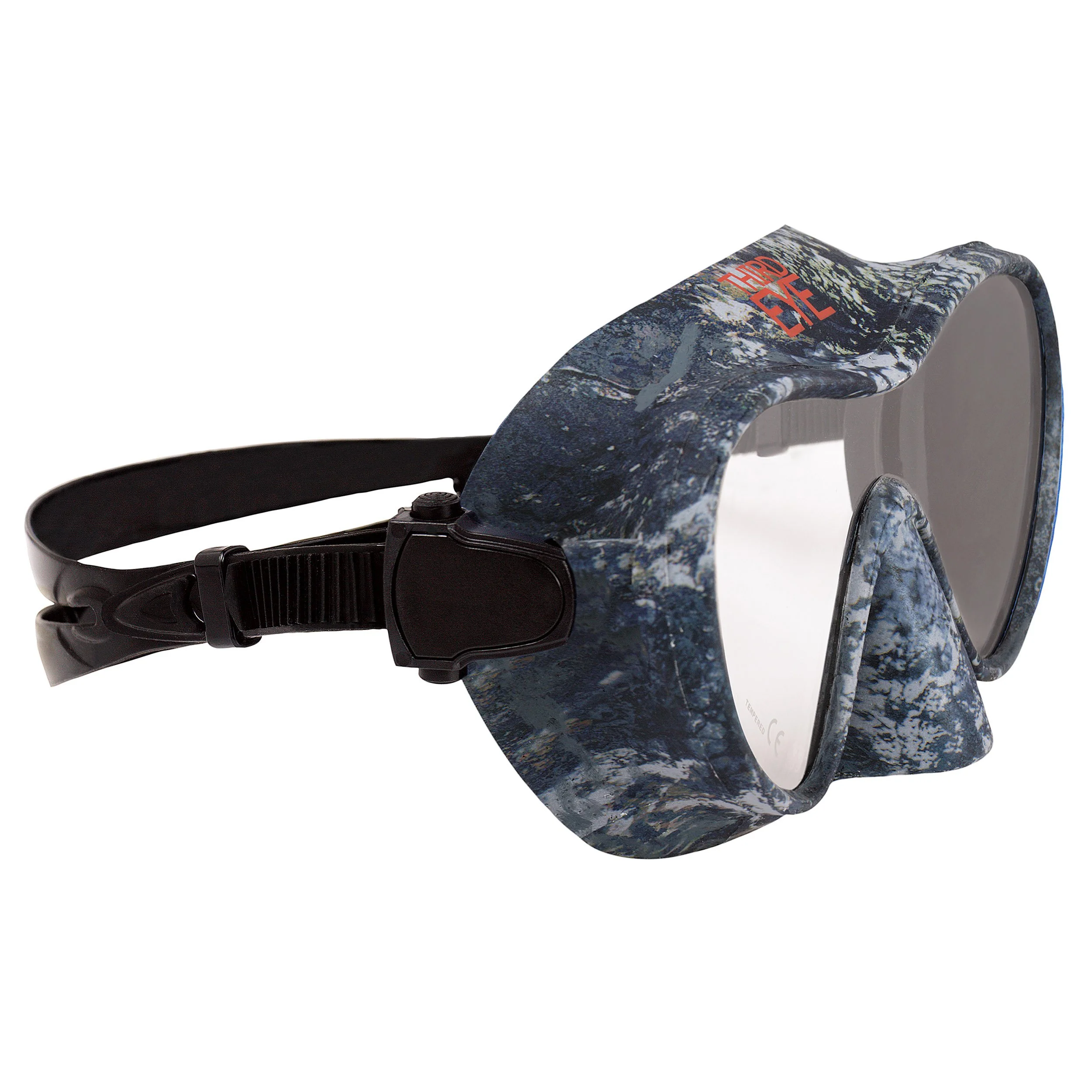 Third Eye's Single Lens Dive Mask - The Makai (grey camo) — Third Eye
